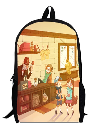 Рюкзак для мальчиков и девочек 15 дюймов двухслойный на заказ с героями