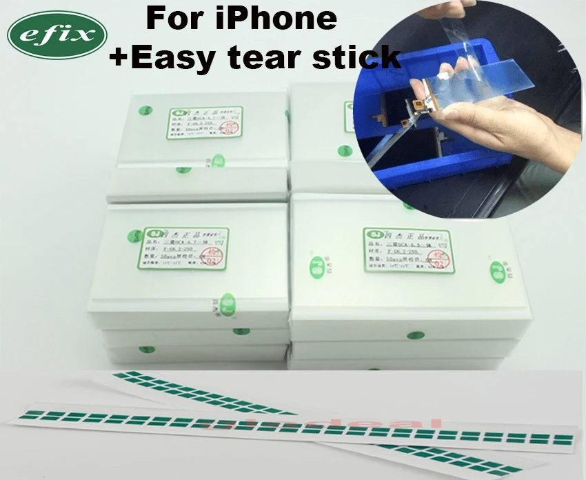Оптический прозрачный клей OCA для iPhone X 8 7 plus 6s 6 plus|Детали инструментов| |