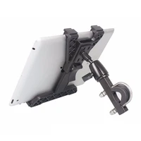 universal bike mount bracket motorcycle tablet pc stand holder aluminum alloy 360 degrees rotating gps holder for 7 10 1 inch pc
