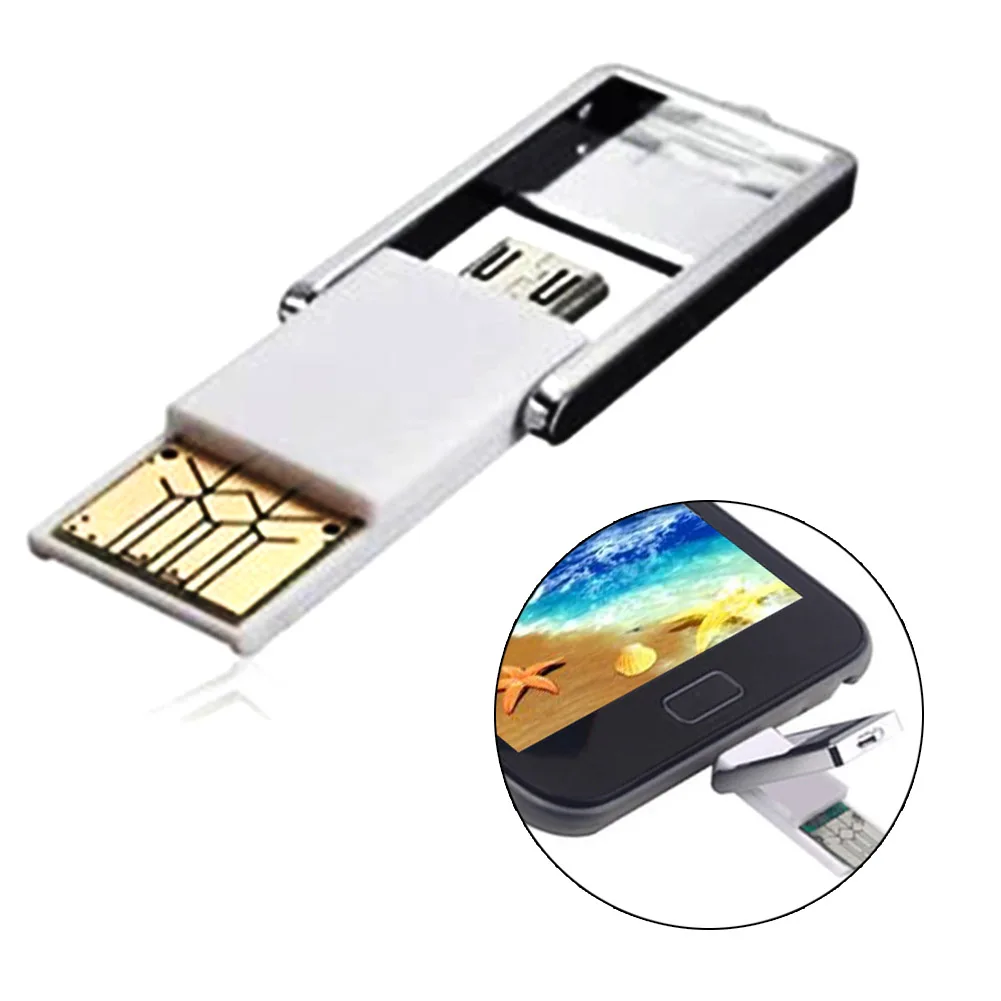 Multi-function OTG к Micro USB адаптер Комплект кардридер с заглушка для защиты от пыли