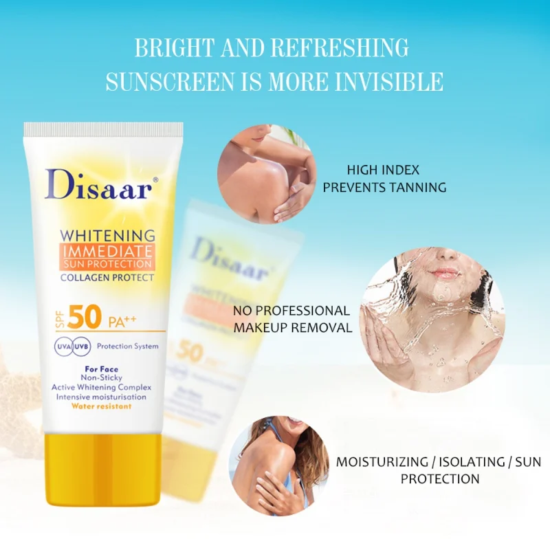 Spf50+ Pa++ Sunscreen Moisturizing Anti-Uv Sunburn Protection Cream For Body Face | Красота и здоровье