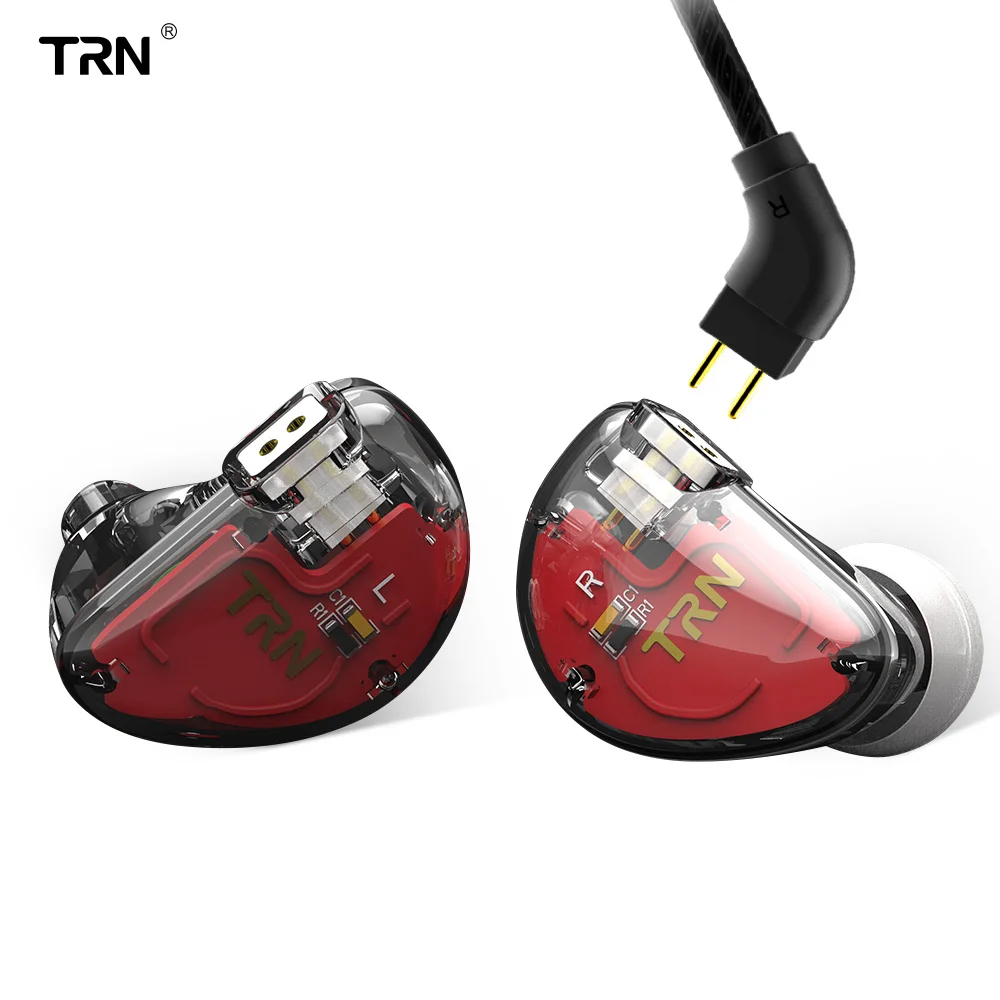 V30 2BA + 1DD Трехместный Гибридный драйверы Bass TRN Наушники Hi Fi Monito спортивные наушники