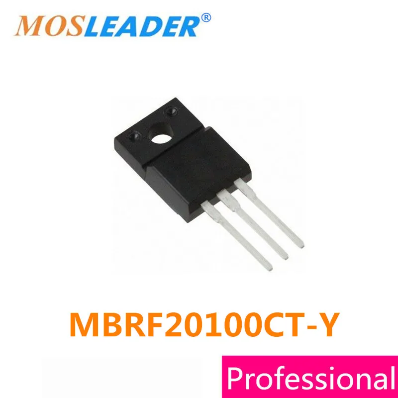 Mosleader 50 шт в наборе MBRF20100CT Y TO 220F TO220F Двойной общий анод Диод выпрямителя высокого