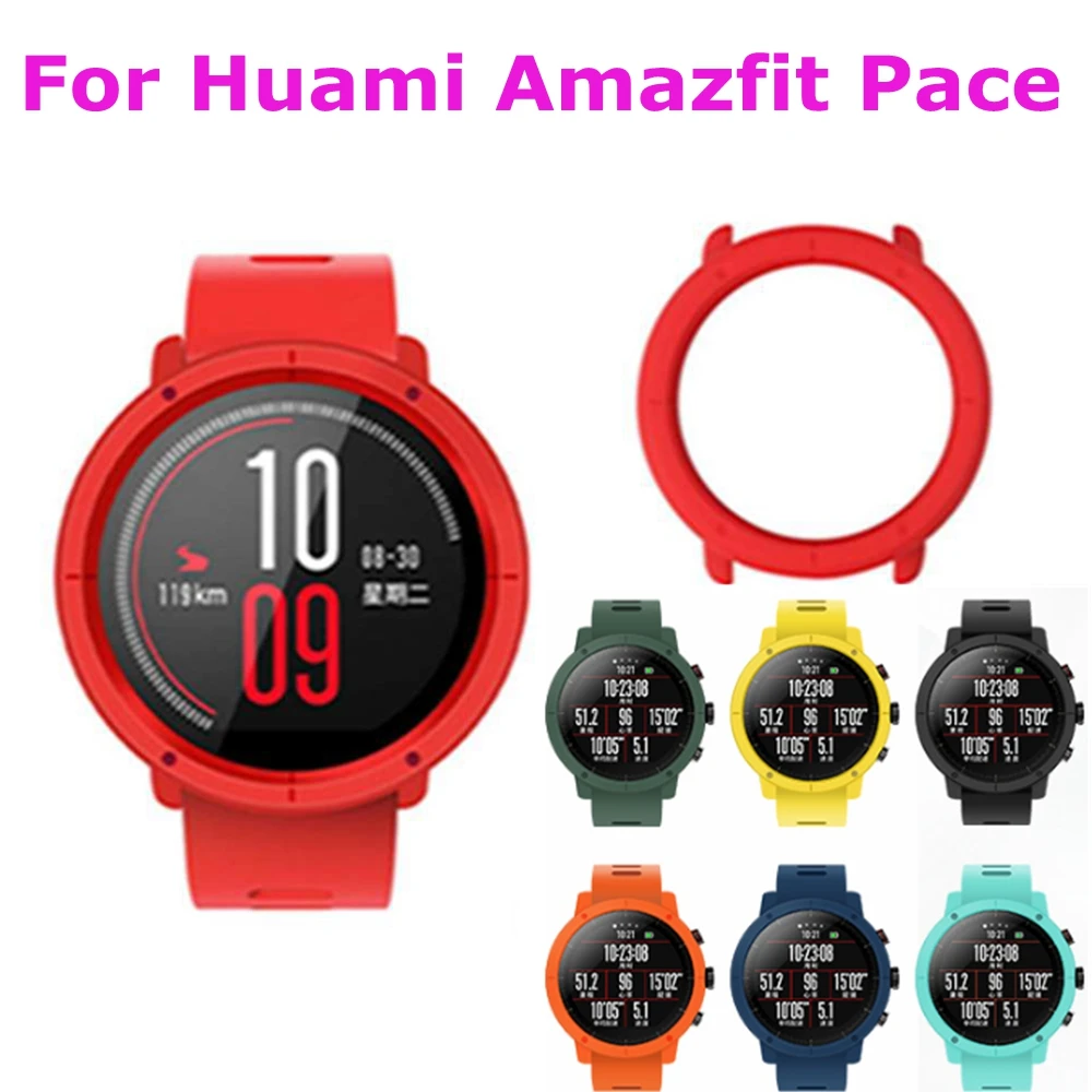 Чехлы для смарт часов Xiaomi Huami Amazfit Pace защитный чехол ПК бампер 2 аксессуары умных
