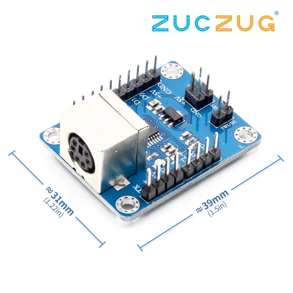 PS2 Модуль драйвера клавиатуры Серийный порт модуль передачи для arduino
