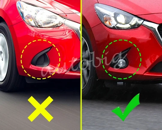 Хромированная противотуманная фара крышка для Mazda 2 Demio DJ DL DJ DL лампа аксессуар Стайлинг Foglight