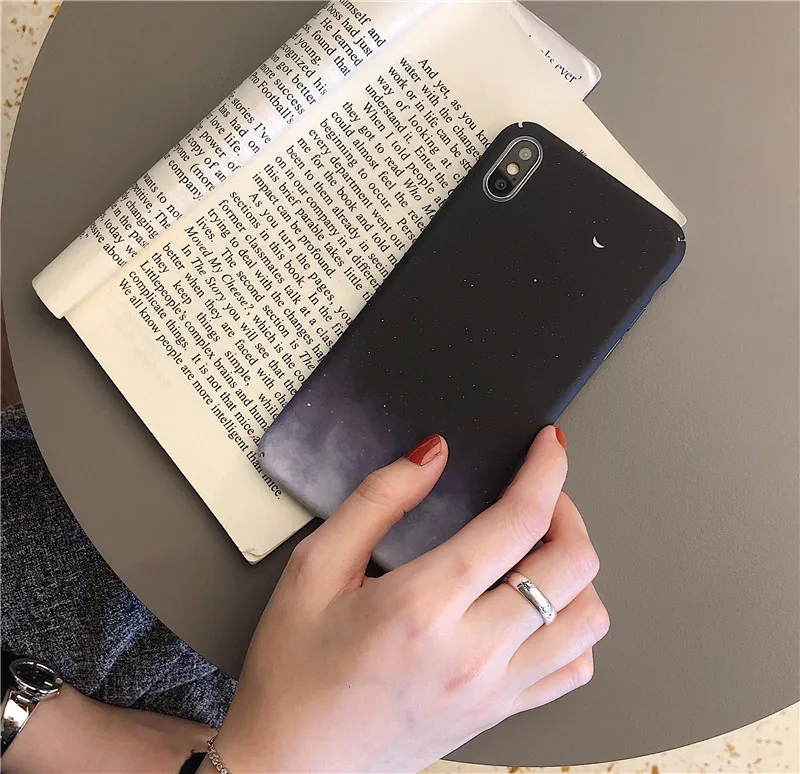 S1 Роскошный Жесткий чехол для ПК чехол для iPhone 7 8 Plus 6 6s Plus Чехол черный белый корпус полный Чехол для iPhone XS Max XR X Coque Fundas - Цвет: S1