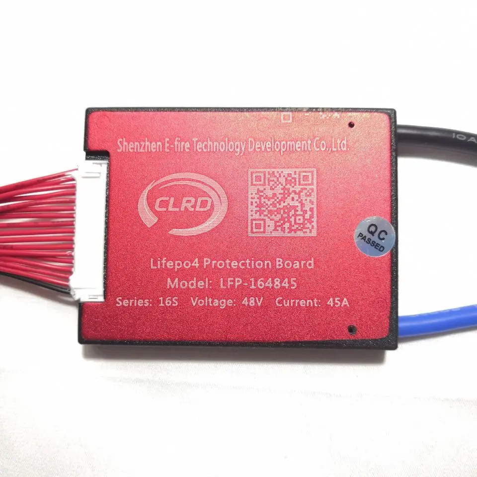 16S 48V 20A 25A 35A 45A 60A BMS система управления батареей PCM PCB для Lifepo4 Аккумуляторный блок с балансом