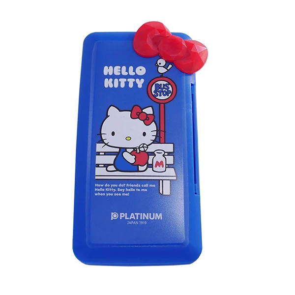 Платиновая гелевая ручка hello kitty, набор студенческих милых kawaii GBR-200KT - Цвет: blue