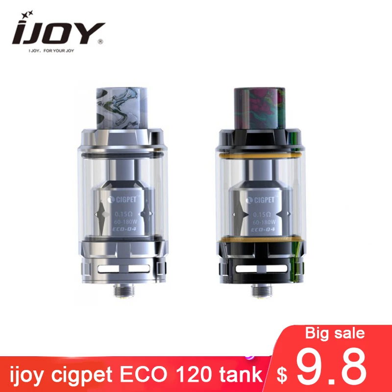 Большая распродажа! IJOY cigpet eco 120 бак 6 5 мл Sub Ом для Ijoy поле mod электронная сигарета