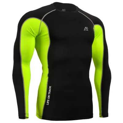 Men's Compression Shirts Prints Fitness Training Running Skin Tights MMA GYM Yoga Tshirt | Спорт и развлечения