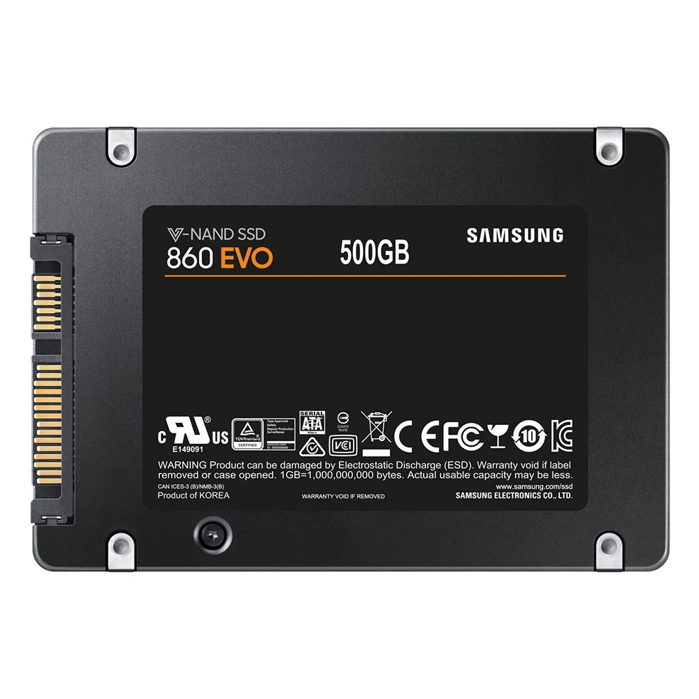 SAMSUNG 860 EVO 500GB 1 ТБ HD SSD жесткий диск HDD 2,5 жесткий диск SSD SATA 250GB твердотельный жесткий диск для ноутбуков настольных ПК