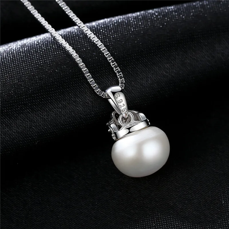 AAAA высокое качество натуральный пресноводный жемчуг ожерелье кулон для женщин 3