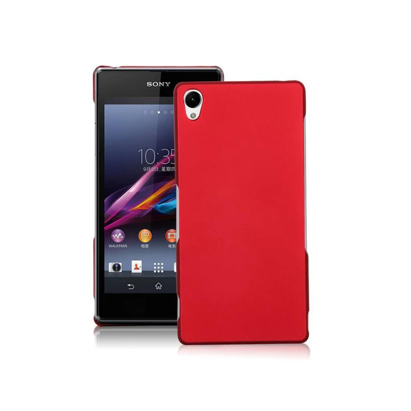 Z1 Компактный резиновый матовый жесткий чехол для Sony Xperia Z Ultra Z2 Z3 Z4 Z5 Compact premium скраб