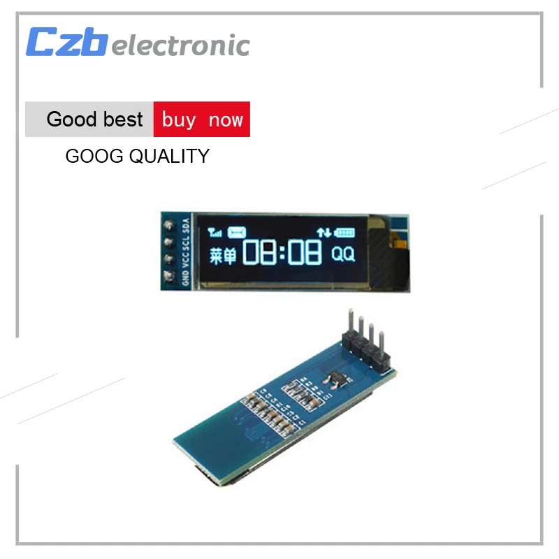 0 91 дюйма 128x32 IIC I2C синий OLED ЖК дисплей Дисплей DIY модуль SSD1306 Драйвер IC 3 В