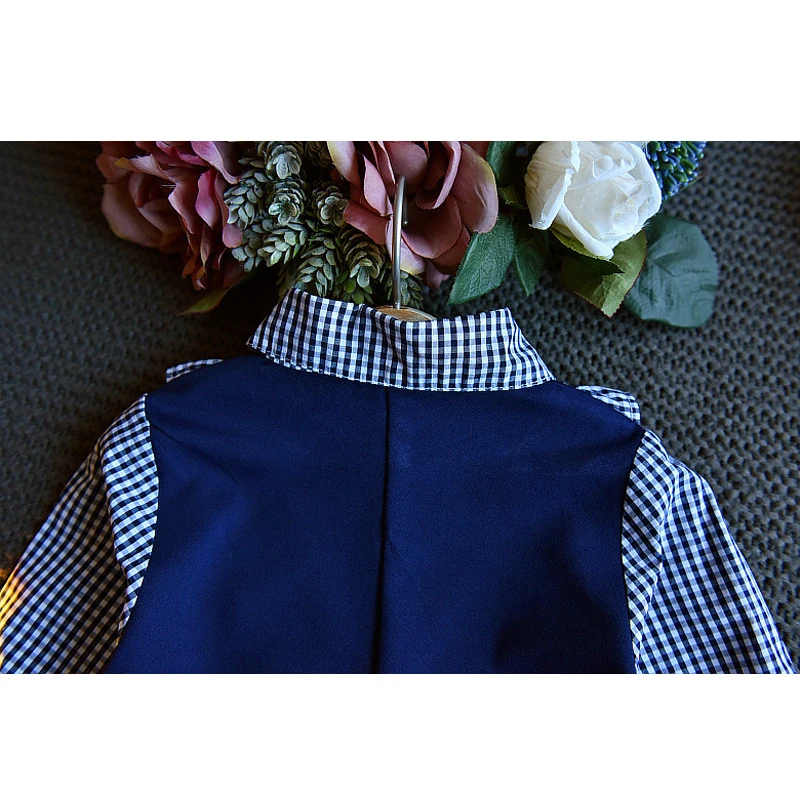 Платья для девочек новинка весны 2020 детская одежда свежее милое клетчатое платье