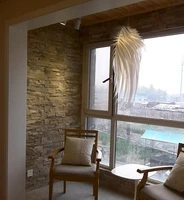 modern romantic angel wings pvc white feather pendant light hanging lamp 110 240v led e27 base for bedroom lamparas lustre