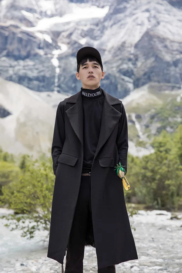 Новинка 2017 Мужская весенняя одежда модный Индивидуальный костюм стильный