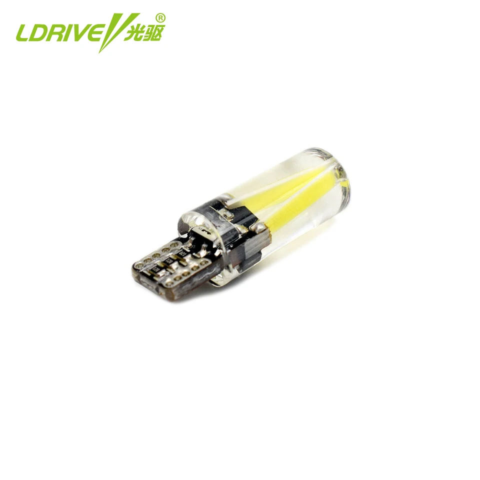 LDRIVE супер яркий Canbus Error Free T10 светодиодный W5W 194 автомобиля силиконовый светильник накаливания клиновидные боковые сигнальная лампа Интерьер Магистральные лампы 12V