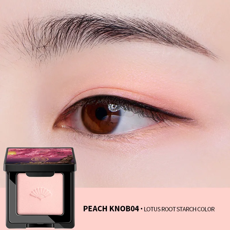 Peach knot 04 30 цветов, матовые тени для макияжа, блестящие тени для век, паллетта, Палетка, водостойкие пигмент, макияж, тени для век, деликатный макияж - Цвет: Peach knot 04