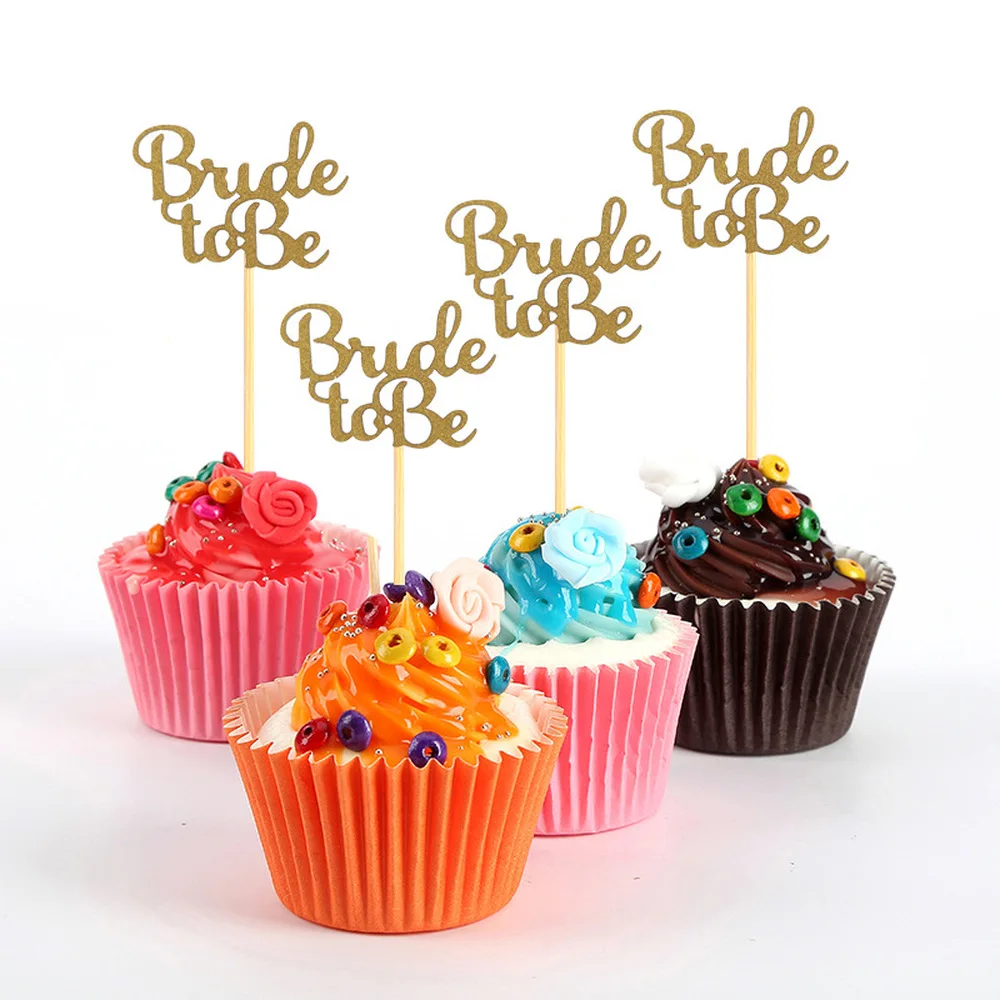 

Bachelorette Hen Girls Night Party 24pcs Team Bride To Be Cake Topper Bridal Shower Wedding Engagement Cake Decorations Favor,Q