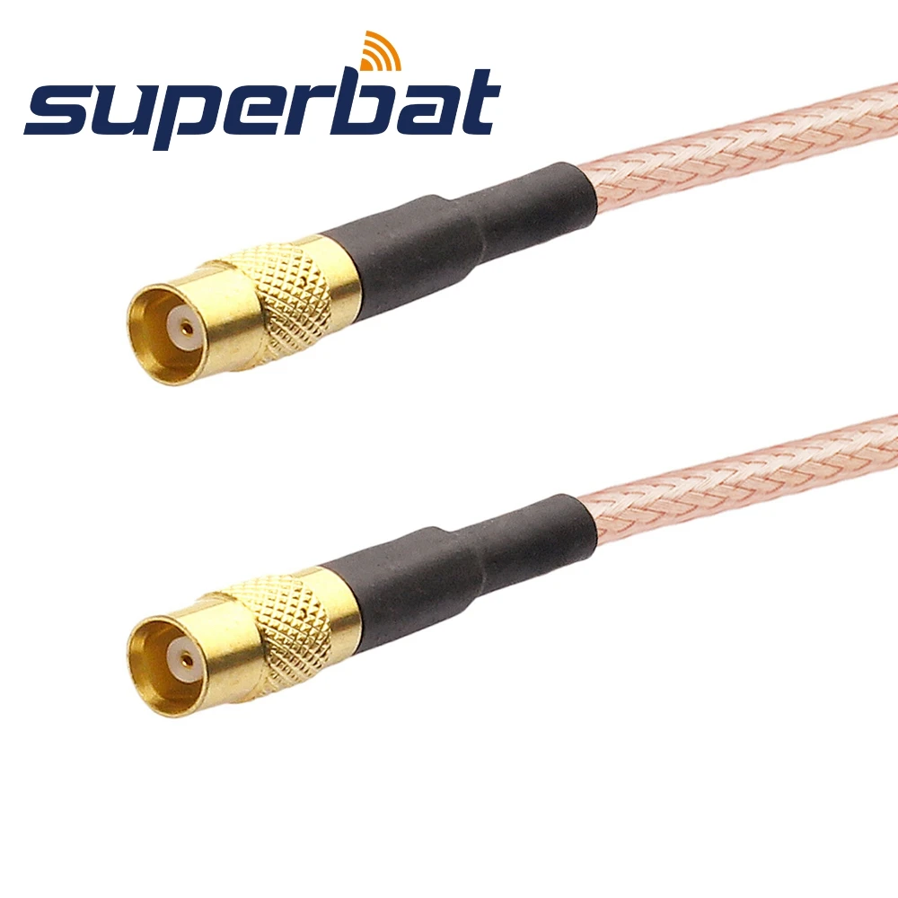 Superbat Pigtail Cable MCX Jack to MCX Female Straight RG316 15cm RF Coaxial Cable