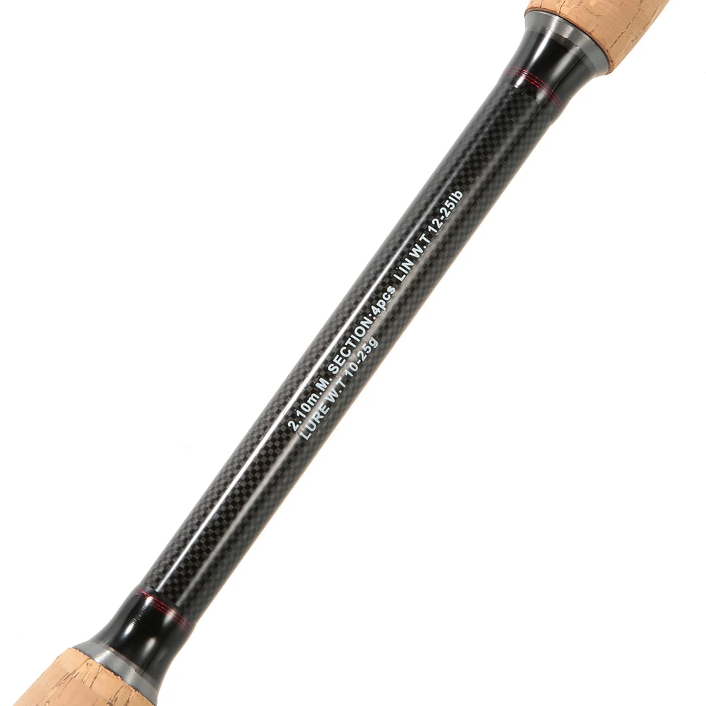 4 Секции Удочка из углеродного волокна портативный спиннинг удочка средняя 2 1 м/2