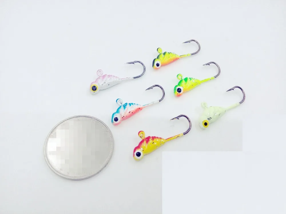 FANTU Mini Metal Fishing Lure Hooks Winter Ice Jig Hook 10# Lead Fish Bait | Спорт и развлечения