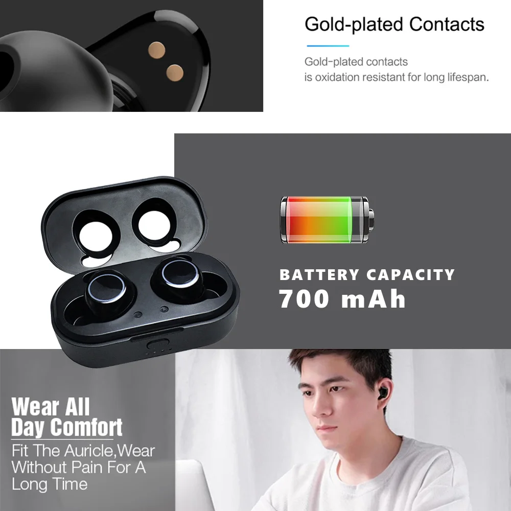 CBAOOO X118 Bluetooth 5,0 наушники TWS беспроводные наушники Blutooth Handsfree спортивные наушники игровая гарнитура стерео сенсорное управление