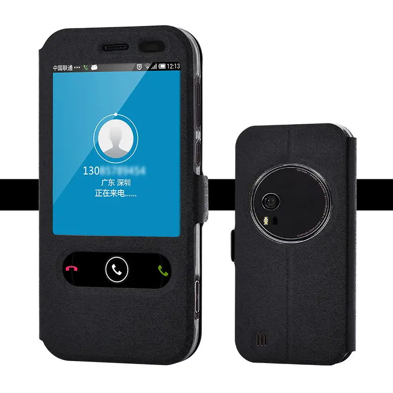 Чехол для ASUS Zenfone Zoom ZX551ML чехол с откидной крышкой и окошком сотового телефона FHD 5