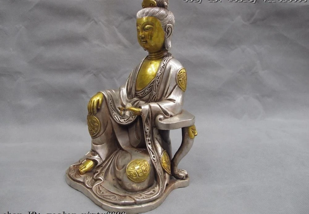 Тибетский буддизм белый Бронзовый Серебристый восемь сокровища freedom kwan yin