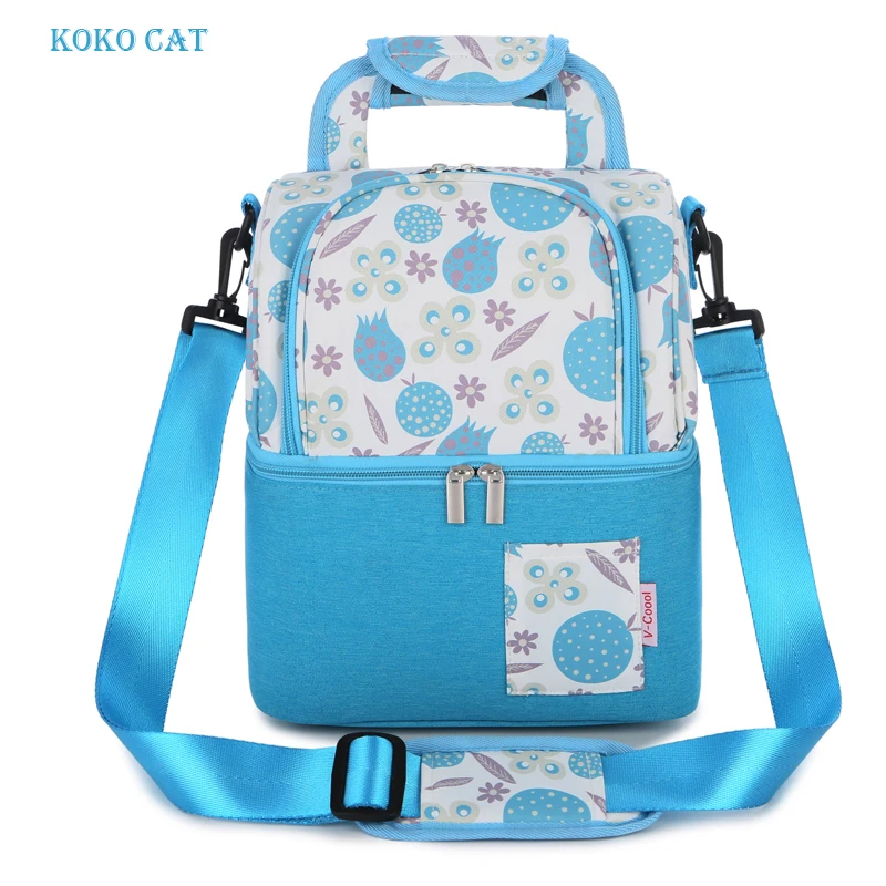 Сумки для обедов KOKOCAT, сумки для еды, сумки для пикника для женщин, Термосумка для обедов, Детская сумка для молока