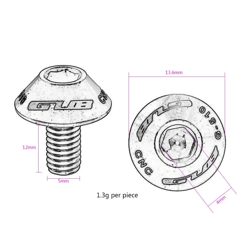 1 пара велосипед флягодержатель винты M5x12mm легкий бутылка из алюминиевого сплава
