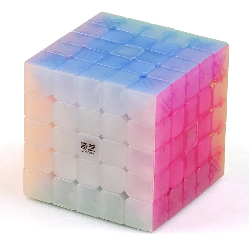 QY Cubes QiYi Jelly серии QiZheng S 5x5x5 Кубик Рубика для профессионалов головоломка на