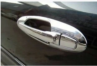 

FUNDUOO For Hyundai Sonata 2002 2003 2004 2005 New Chrome Car Door Handle + Cup Bowl Cover Trim Sticker With Two Keyholes