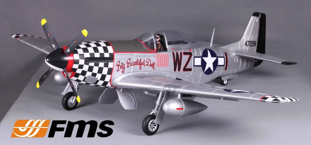 FMS 1400 мм 1 4 м P51 P 51 D Mustang BBD большой Beautil кукла новые V8 с самонастраиваемым
