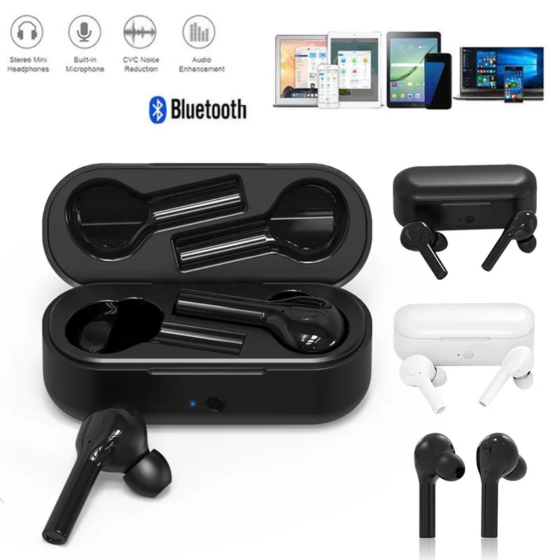 Bluetooth мини наушники HD стерео с микрофоном беспроводные спортивные Универсальные