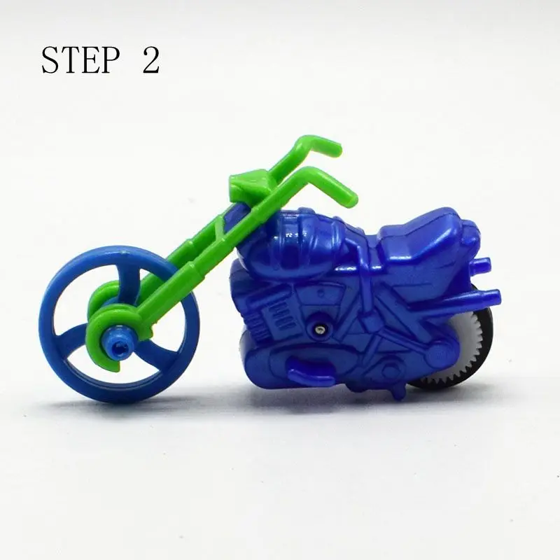 1 шт. DIY Мини инерционные мотоциклов маленькие игрушки мотоцикл отступить силы