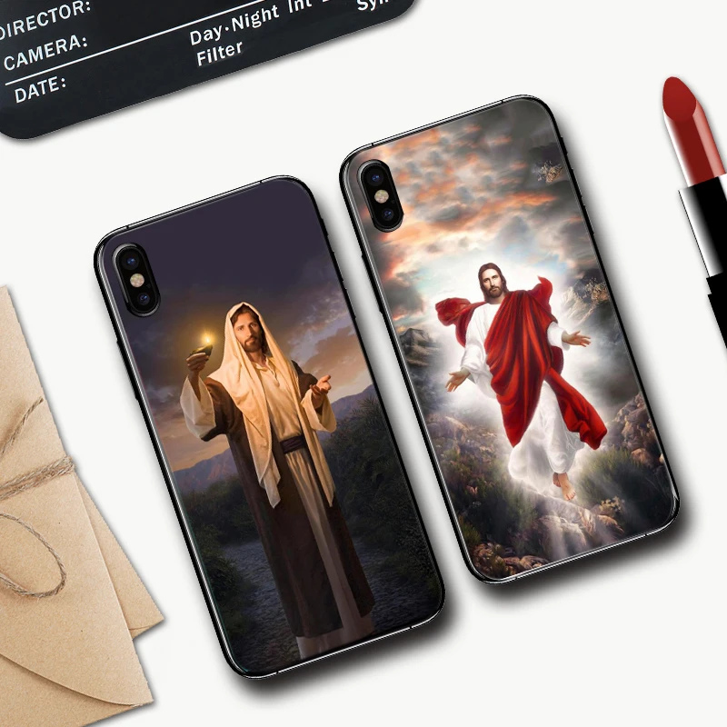 Силиконовый чехол Divine Mercy Jesus Cross для iPhone 5 5S 6 6S Plus 7 8 11 Pro X XS Max XR | Мобильные телефоны