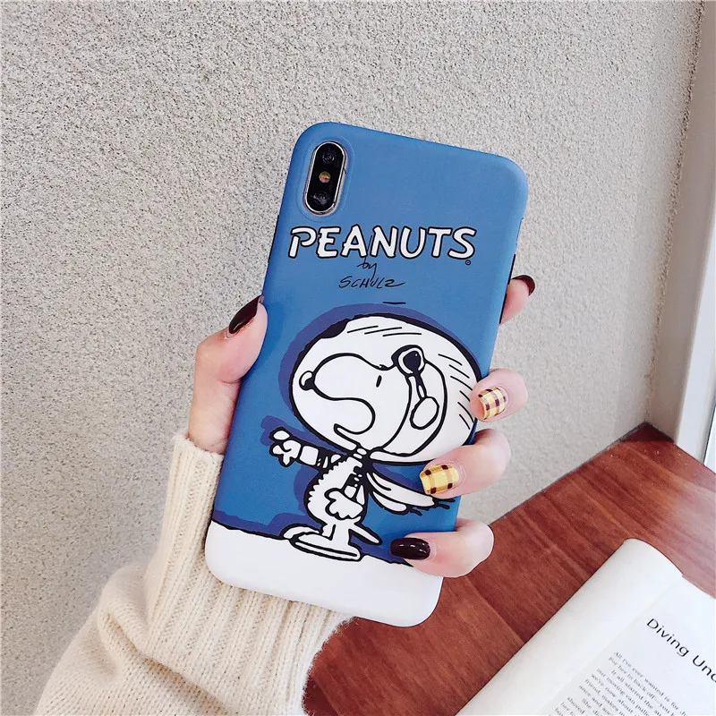 Прозрачный чехол из ТПУ с рисунком собаки мультфильма Beagle XS для MAX XR Apple iphone 6s 7 8Plus