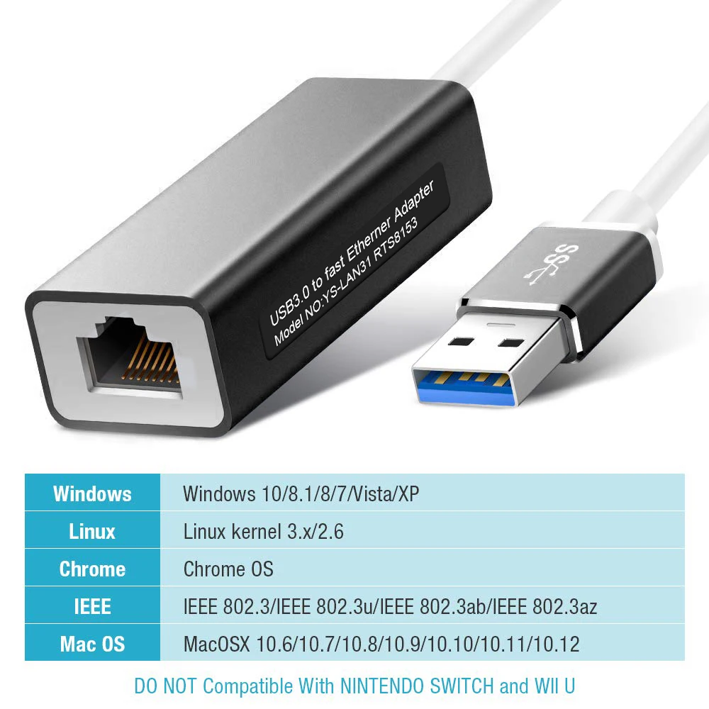 15 шт. highever 1000 Мбит/с USB C до Gigabit Ethernet адаптер 3 0 для RJ45 Тип c микро сетевая карта ПК Win