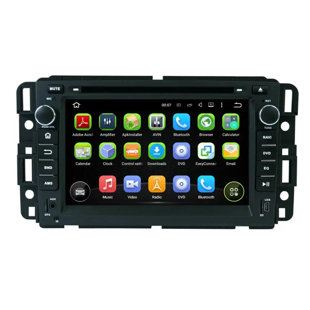 Android5.1 2din 1024*600 Quad core HD 7 &quotстерео плеер для GMC 2016 С Радио GPS 3 Г Wi-Fi Bluetooth USB DVR OBD