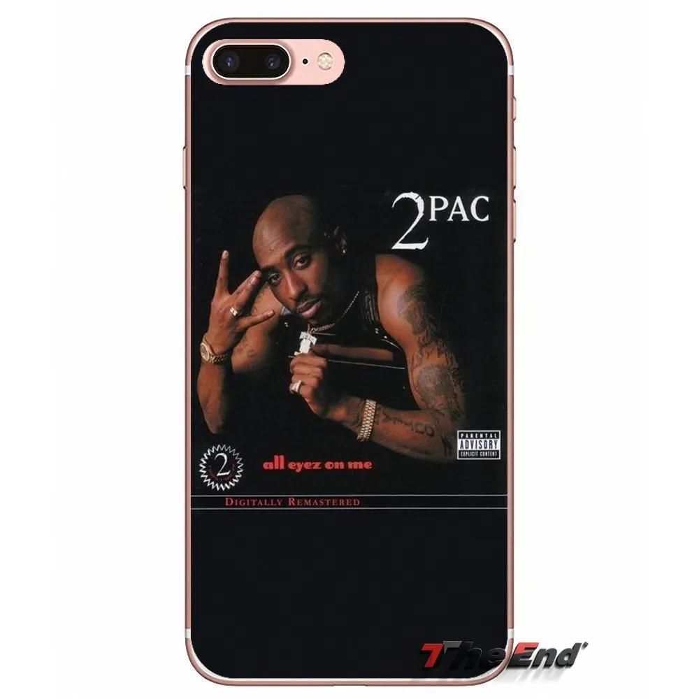 2Pac Tupac Amaru Shakur For Apple iPhone X 4 4S 5 5S SE 5C 6 6S 7 8 Plus 6sPlus 6Plus 7plus 8plus Accessories Phone Cases Covers | Мобильные