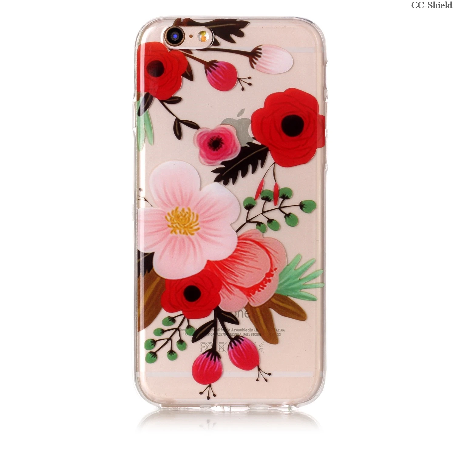 Soft TPU Case for Apple iPhone 6 6S 4.7'' inch Transparent Silicone Phone Cases Cover i iPhone6 case |