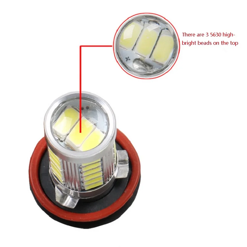 LED HB4 9006 HB3 9005 туман лампочка 2 шт. H8 H11 1200LM 6500 К белый вождение автомобиля дневного