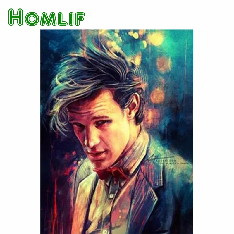 HOMLIF Diy Алмазная вышивка серии Доктор Кто алмазная живопись полная квадратная