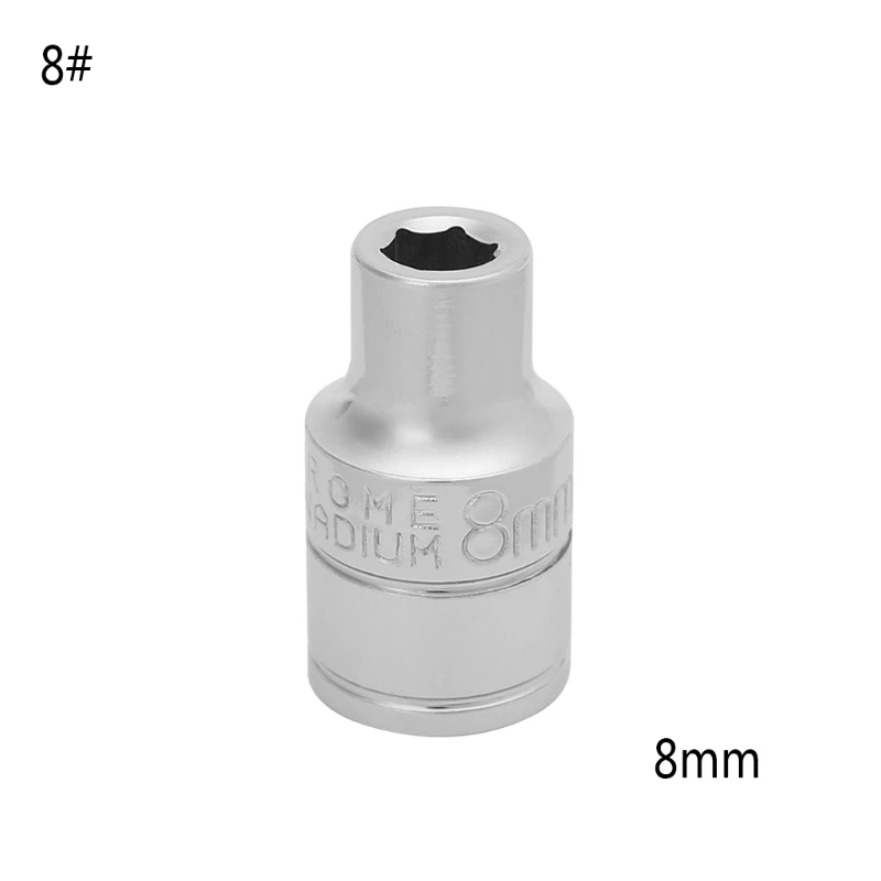 size8 Стандартный гнездо для ключа 1/" Drive 8-32 мм метрики мм 6 Точка мост Гайка - Цвет: size8