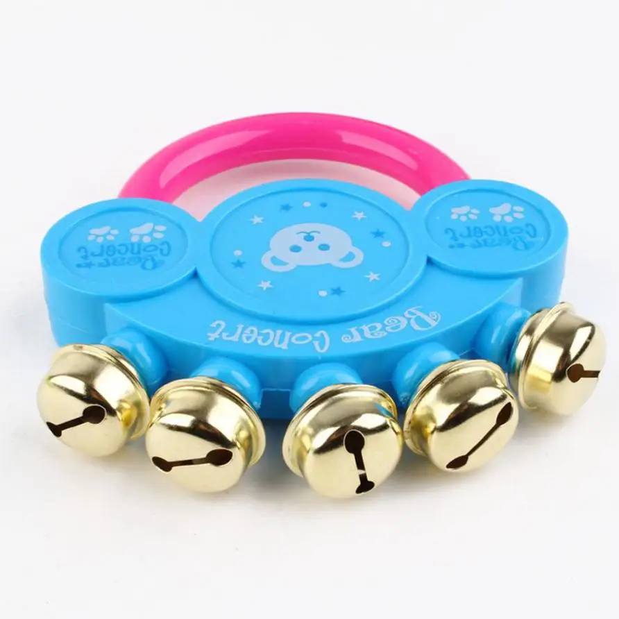 New Kids Baby Design Handbell Musical Instrument Jingle Rattle Toy Levert Dropship Dec13 | Игрушки и хобби