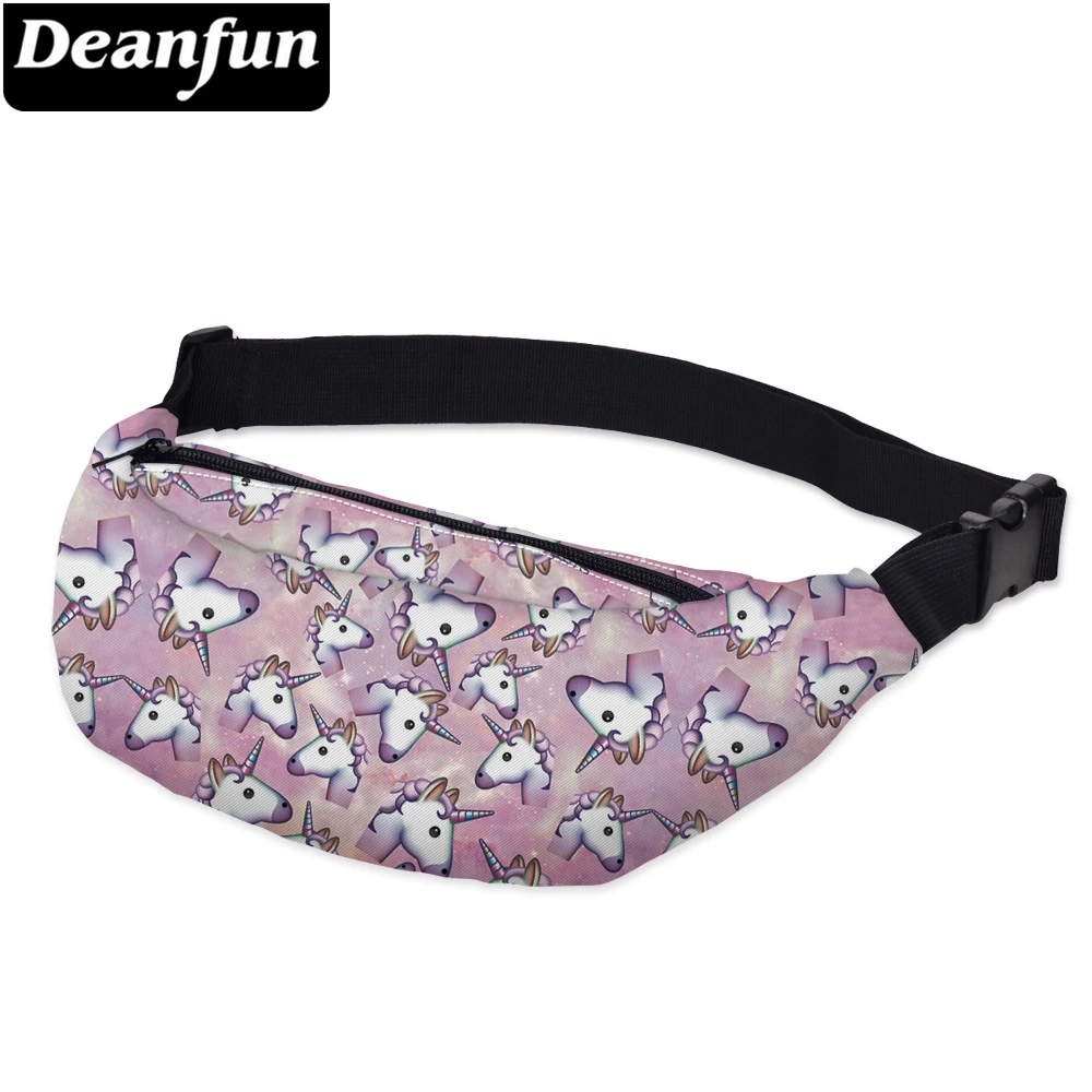 Поясная Сумка Deanfun с 3D принтом в виде единорога красивая поясная сумка