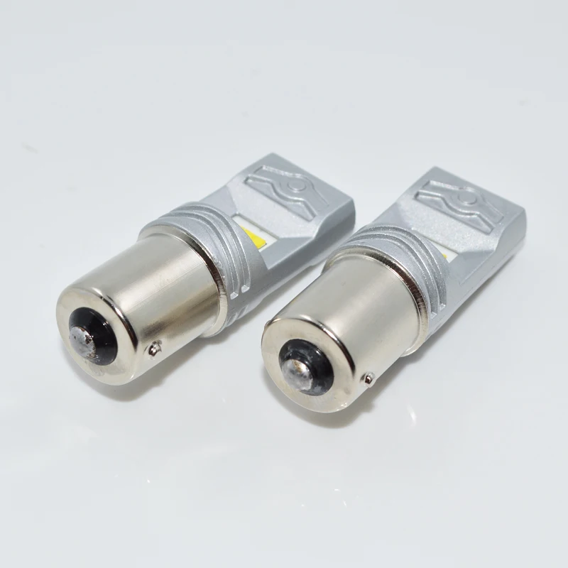 2 X BA15S 80W 3200LM Высокая мощность S25 P21W 1156 автомобильная светодиодная лампа 12V фонарь